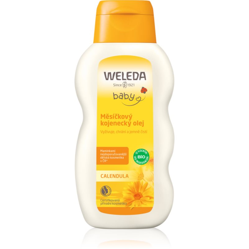 Weleda Baby and Child babaolaj körömvirág kivonattal parfümmentes 200 ml-Eredeti