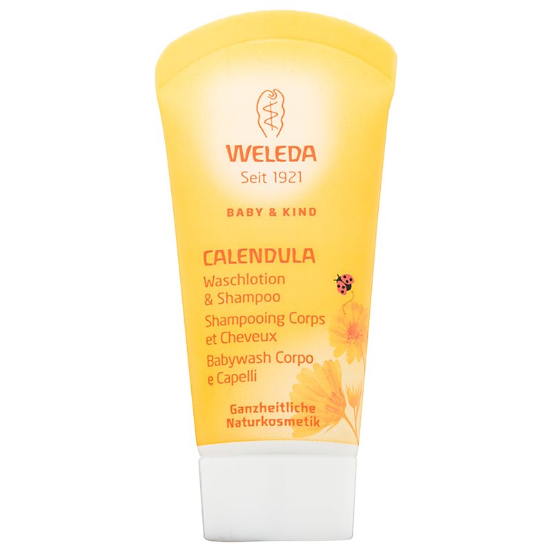 Weleda Baby and Child sampon és tusfürdő gél gyermekeknek körömvirág 20 ml-Eredeti