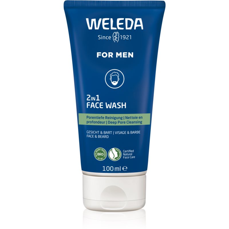 Weleda For Men 2v1 tisztító gél az arcra és a szakállra 100 ml-Ár