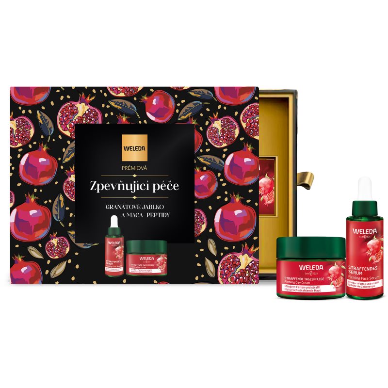 Weleda Pomegranate and Maca peptides SET I. ajándékszett feszesítő hatással hölgyeknek Premium