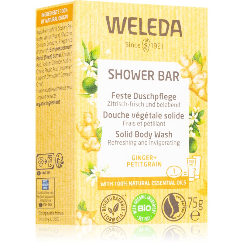 Weleda Shower Bar Ginger Szilárd szappan gyömbérrel 75 g-Ár