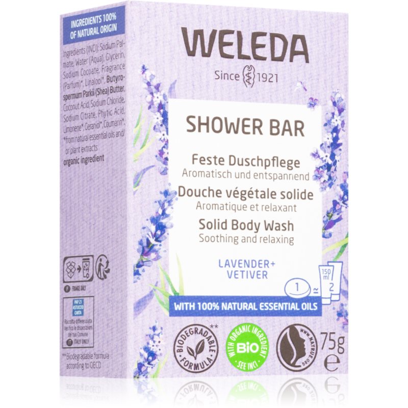 Weleda Shower Bar Lavender Szilárd szappan levendulával 75 g-Ár