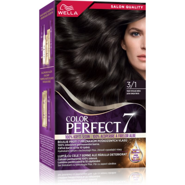 Wella Color Perfect hajfesték árnyalat 3/1 Dark Ash Brown 1 db-Ár