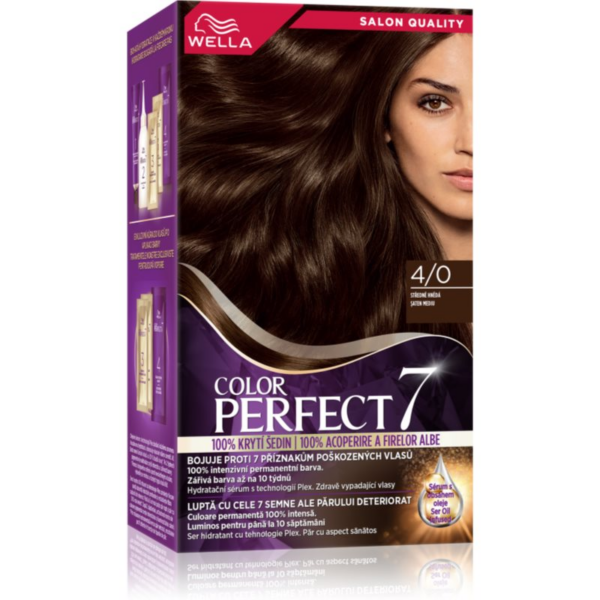 Wella Color Perfect hajfesték árnyalat 4/0 Medium Brown 1 db-Ár