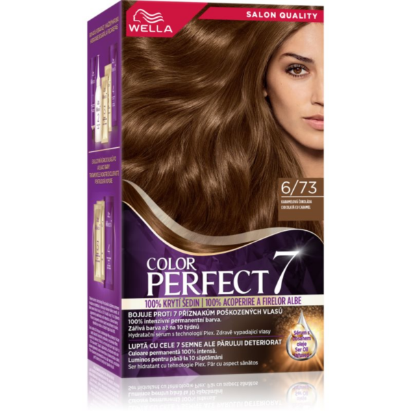 Wella Color Perfect hajfesték árnyalat 6/73 Toffee Chocolate 1 db-Ár