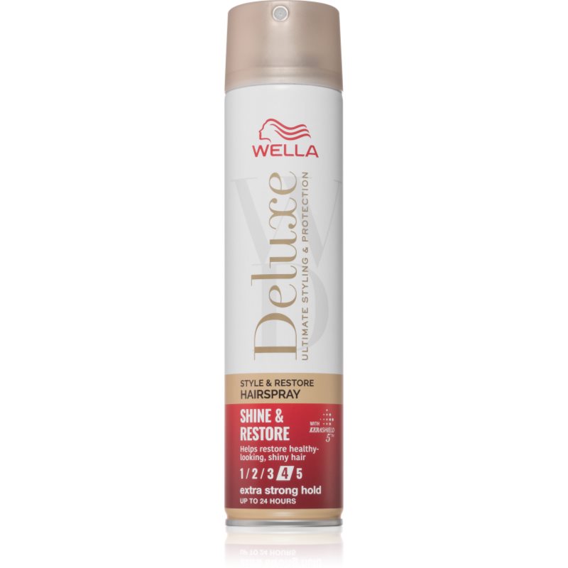 Wella Deluxe Shine & Restore hajlakk erős fixálással dús hatásért 250 ml-Ár