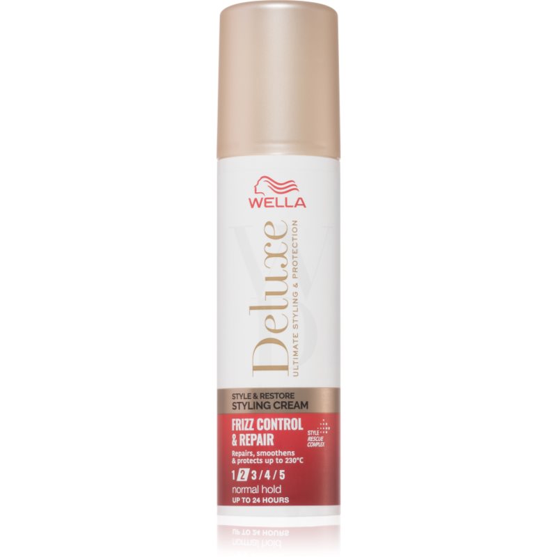 Wella Deluxe Style & Restore hajformázó krém a sérült haj kisimítására és helyreállítására 100 ml-Ár