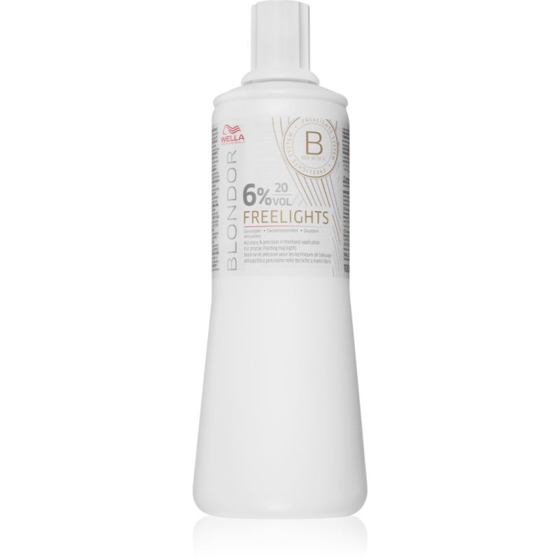 Wella Professionals Blondor Freelights színelőhívó emulzió (6% 20 Vol) 1000 ml-Eredeti