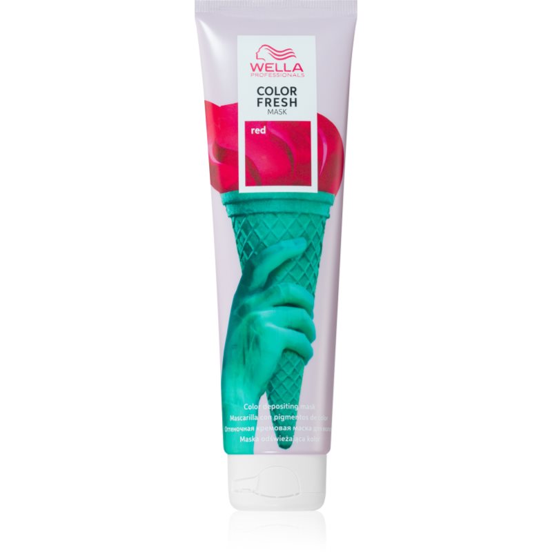 Wella Professionals Color Fresh intenzív színező pakolás árnyalat Red 150 ml-Ár