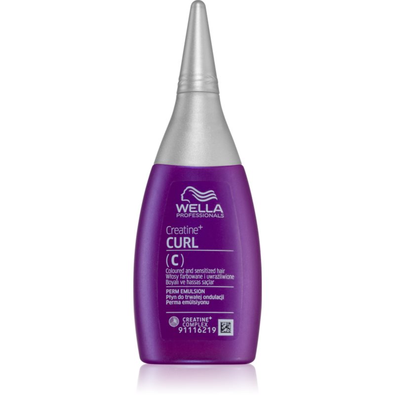 Wella Professionals Creatine+ Curl tartós göndör hajra Curl C/S 75 ml-Eredeti