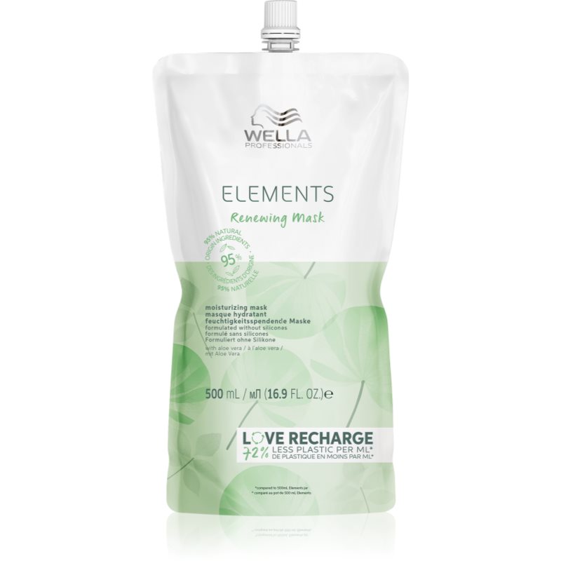 Wella Professionals Elements Renewing megújító maszk a fénylő és selymes hajért 500 ml-Ár