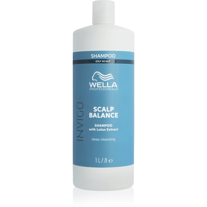 Wella Professionals Invigo Scalp Balance mélyen tisztító sampon a zsíros fejbőrre 1000 ml-Ár