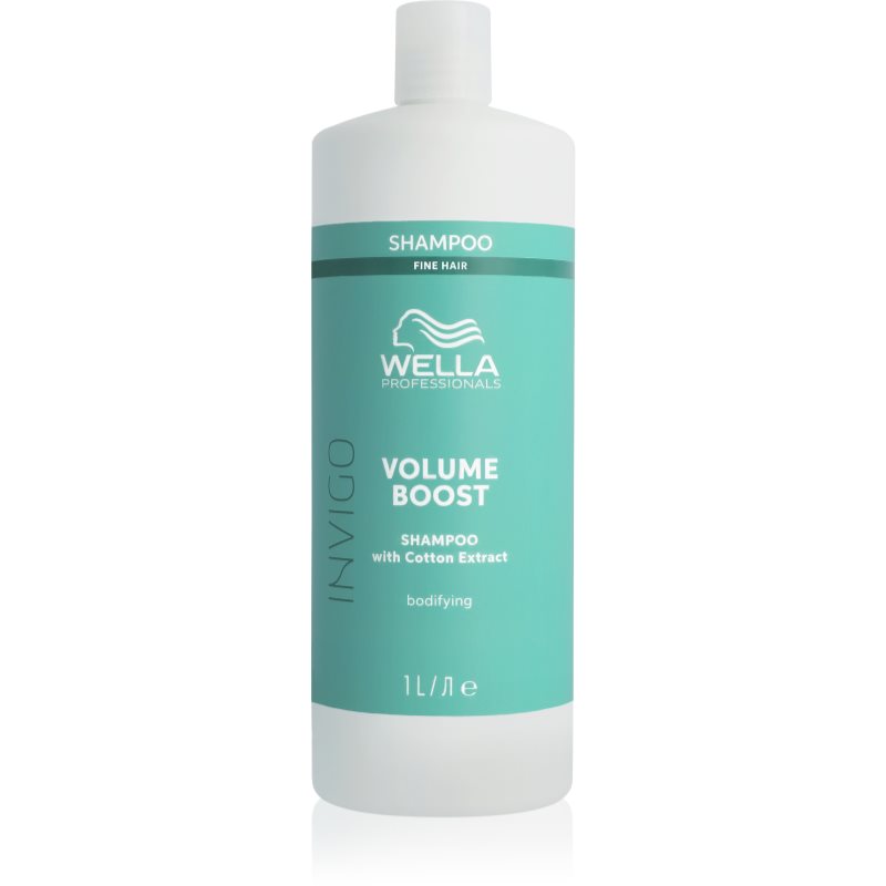 Wella Professionals Invigo Volume Boost tömegnövelő sampon a selymes hajért 1000 ml-Ár
