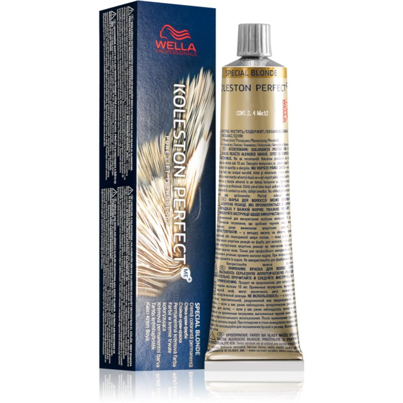 Wella Professionals Koleston Perfect ME+ Special Blonde tartós hajfesték árnyalat 12/61 60 ml-Eredeti