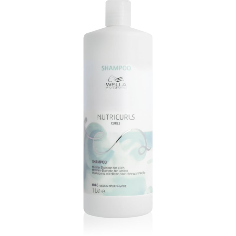 Wella Professionals Nutricurls Curls finom micellás sampon göndör hajra 1000 ml-Ár