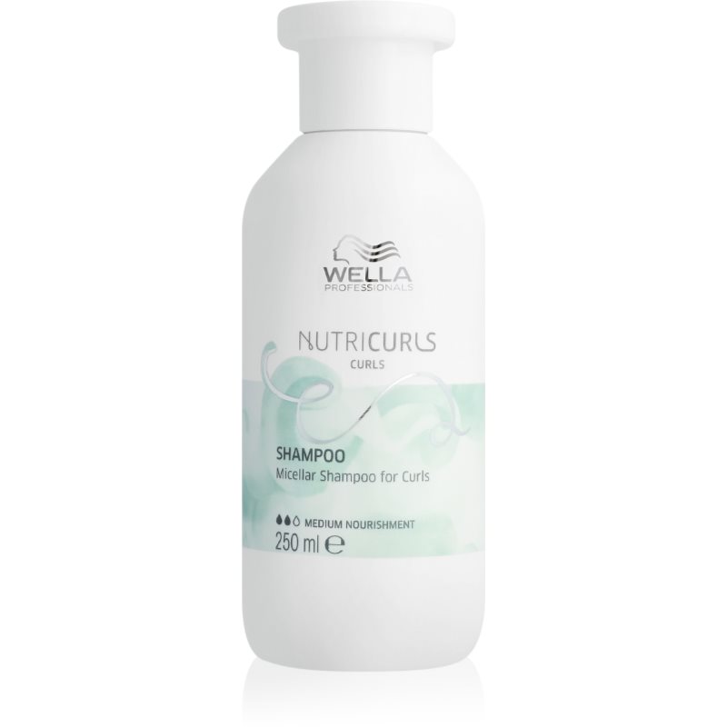 Wella Professionals Nutricurls Curls finom micellás sampon göndör hajra 250 ml-Ár