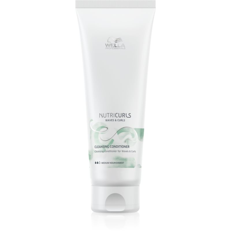 Wella Professionals Nutricurls Waves & Curls tisztító kondicionáló a hullámos és göndör hajra 250 ml-Eredeti