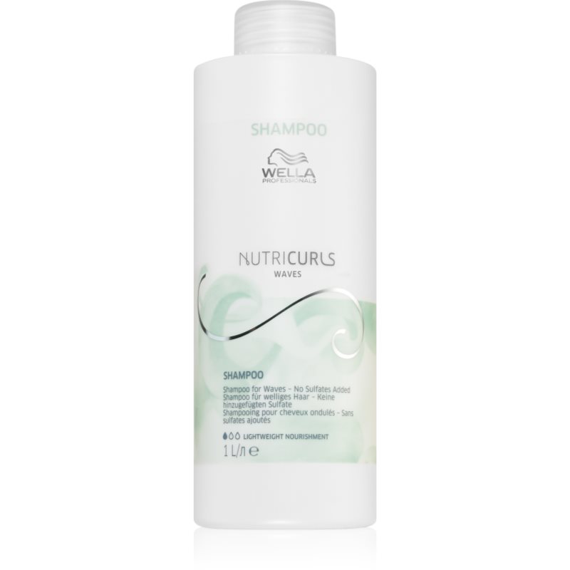 Wella Professionals Nutricurls Waves hidratáló sampon hullámos hajra 1000 ml-Eredeti