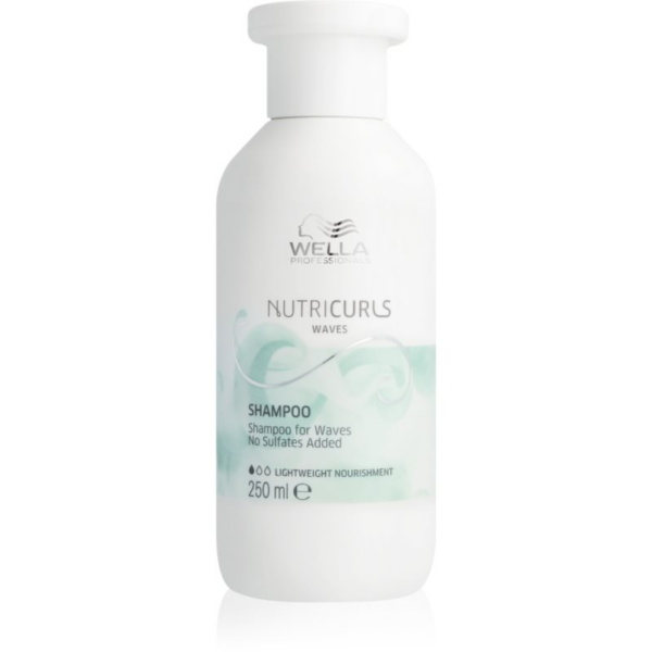 Wella Professionals Nutricurls Waves könnyű hidratáló sampon hullámos hajra 250 ml-Ár