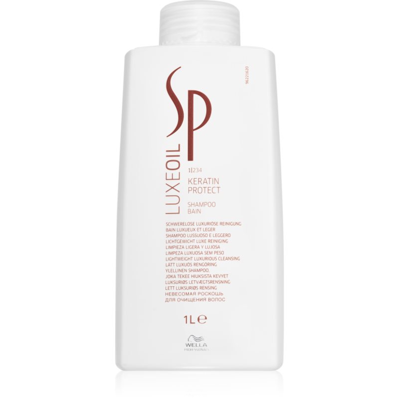 Wella Professionals SP Luxe Oil fényűző sampon a károsult hajra 1000 ml-Eredeti
