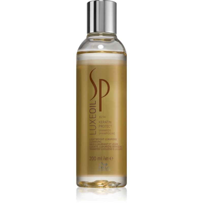 Wella Professionals SP Luxe Oil fényűző sampon a károsult hajra 200 ml-Eredeti