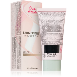 Wella Professionals Shinefinity Zero Lift Glaze tartós hajszínező árnyalat 04/0 - Natural Espresso 60 ml-Ár