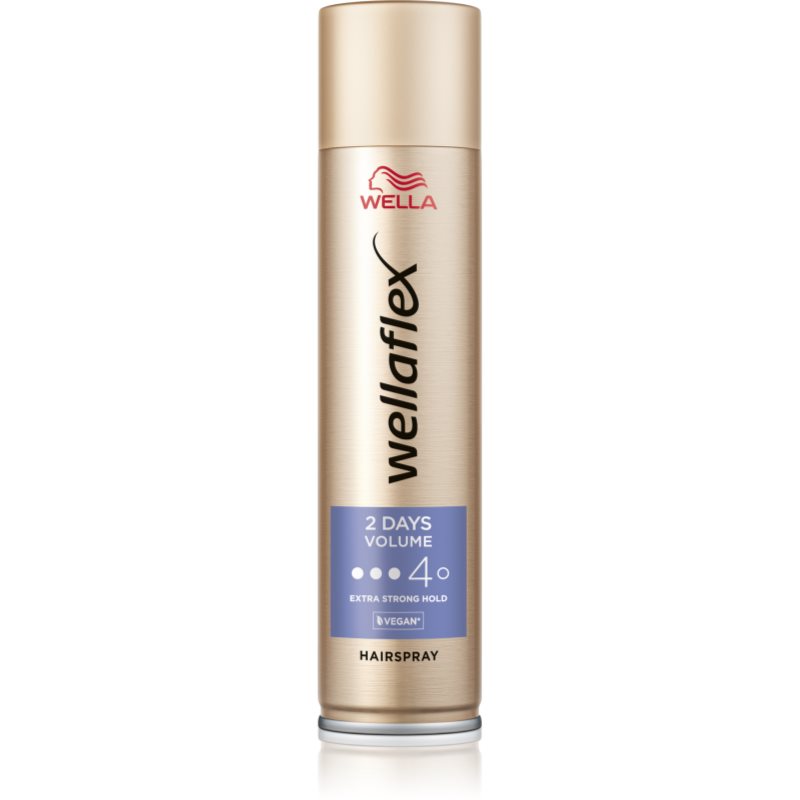Wella Wellaflex 2 Days Volume hajlakk erős fixálással dús hatásért 250 ml-Ár