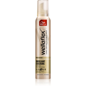 Wella Wellaflex Brilliant Color fixáló hab közepes tartás 200 ml-Ár
