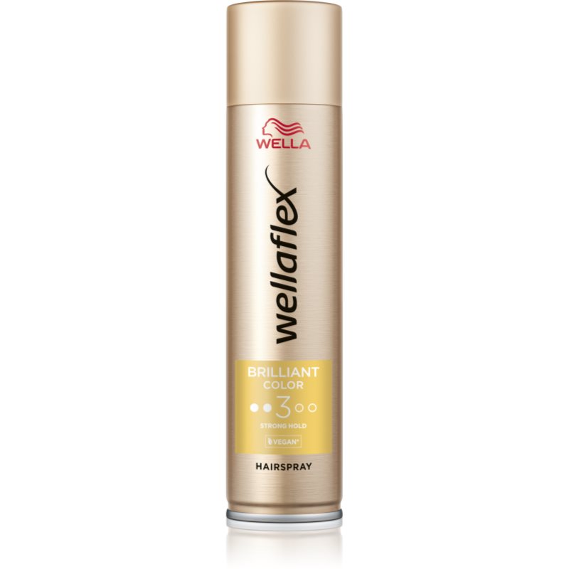 Wella Wellaflex Brilliant Color hajlakk közepes fixálás festett hajra 250 ml-Ár