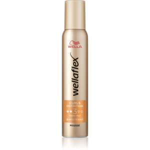 Wella Wellaflex Curls Definition fixáló hab a hullámos és göndör hajra 200 ml-Ár