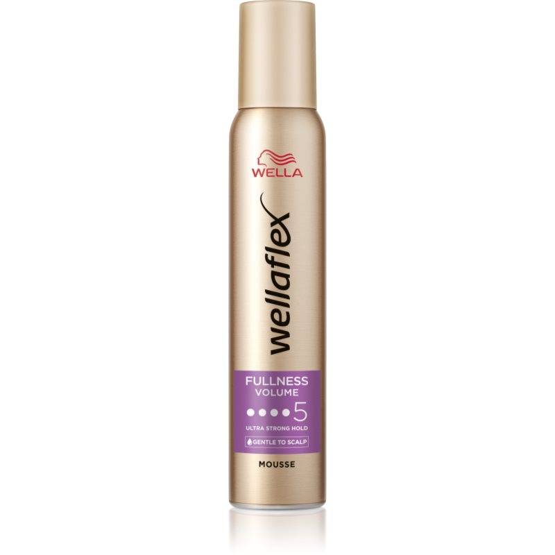 Wella Wellaflex Fullness Volume fixáló hab extra erős fixáló hatású gyenge hajra 200 ml-Ár