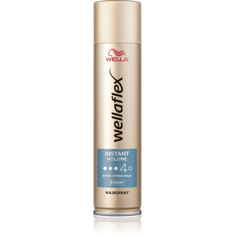 Wella Wellaflex Instant Volume hajlakk erős fixálással extra mennyiségéert 250 ml-Ár
