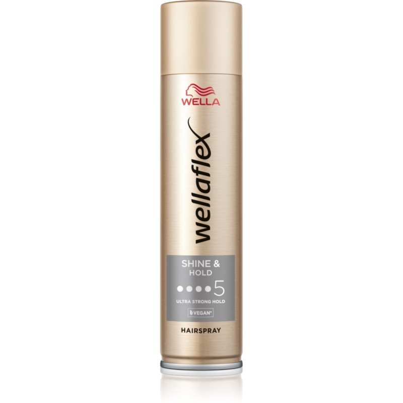 Wella Wellaflex Shine & Hold Hajlakk az extra erős tartásért a magas fényért 250 ml-Ár