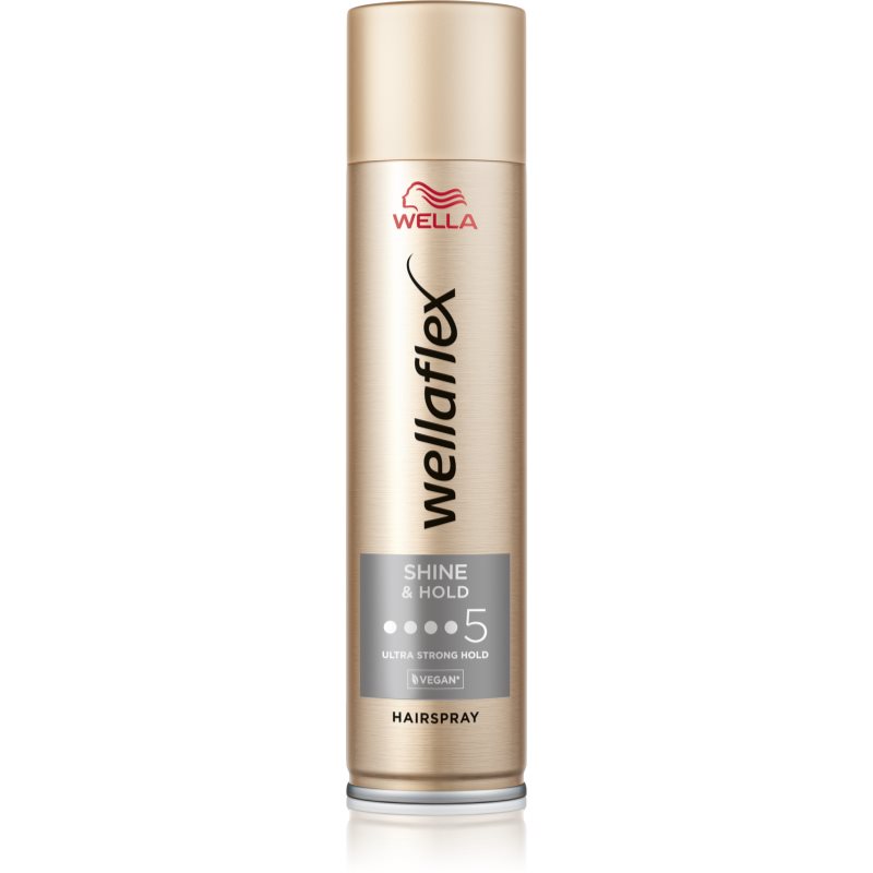 Wella Wellaflex Shine & Hold hajlakk 400 ml-Ár