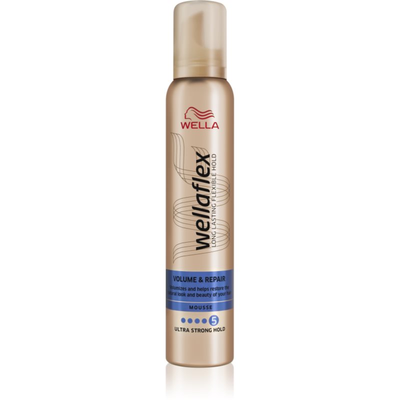 Wella Wellaflex Volume & Repair fixáló hab dús és élettel teli hatásért 200 ml-Ár