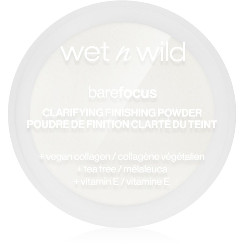 Wet n Wild Bare Focus Clarifying Finishing Powder mattító púder árnyalat Translucent 6 g-Ár