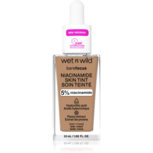 Wet n Wild Bare Focus Niacinamide Skin Tint könnyű hidratáló alapozó árnyalat Deep (Warm) 32 ml-Ár