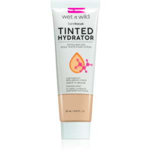 Wet n Wild Bare Focus Tinted Hydrator tonizáló fluid amely egységesíti a bőr tónusait árnyalat Light Medium 27 ml-Ár