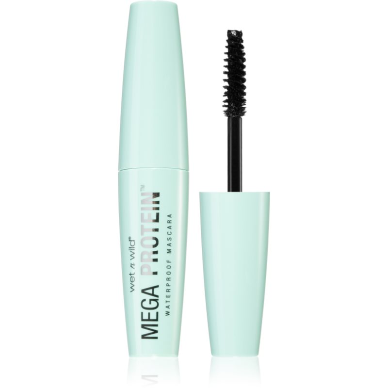 Wet n Wild Mega Protein dúsító és hosszabbító szempillaspirál vízálló árnyalat Very Black 6 ml-Ár
