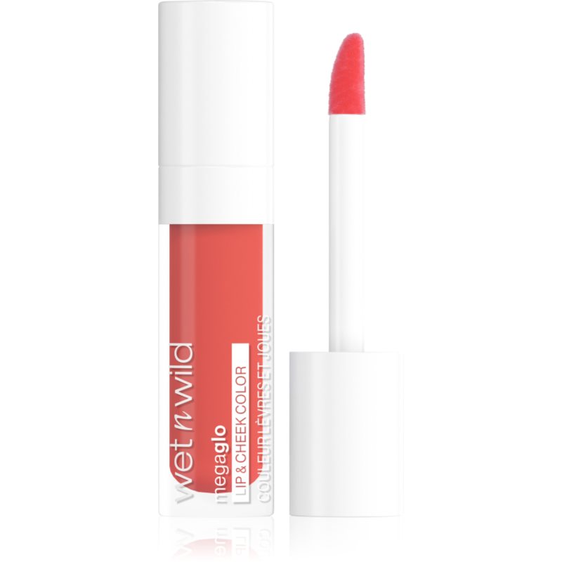 Wet n Wild MegaGlo krémes rúzs az arcra és a szájra árnyalat Coral Dream 6