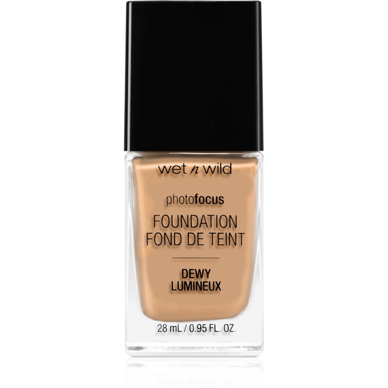 Wet n Wild Photo Focus könnyű hidratáló alapozó az élénk bőrért árnyalat Golden Beige 28 ml-Ár