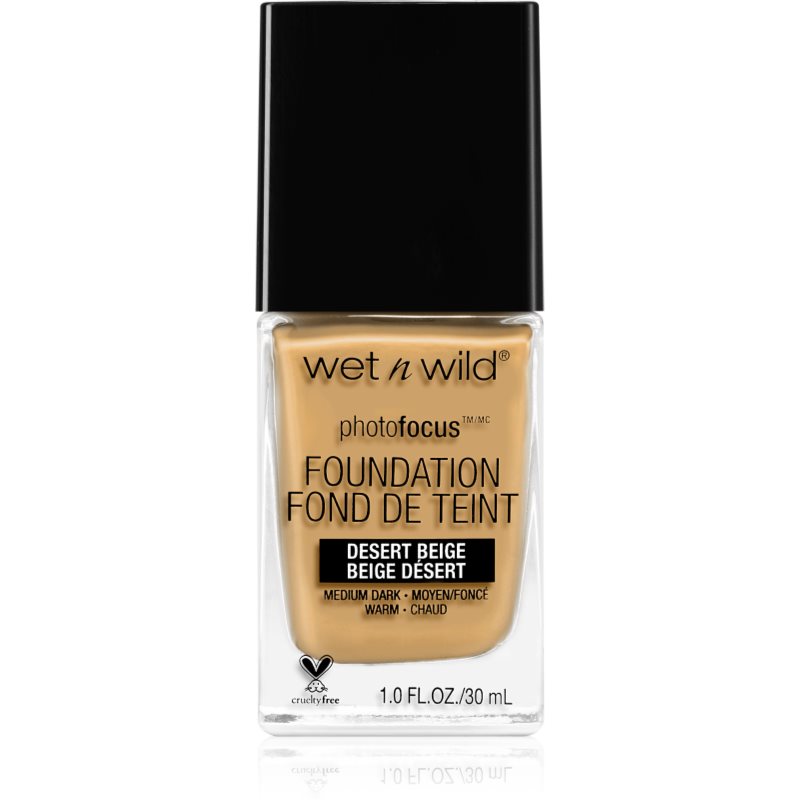 Wet n Wild Photo Focus mattító folyékony alapozó árnyalat Desert Beige 30 ml-Ár