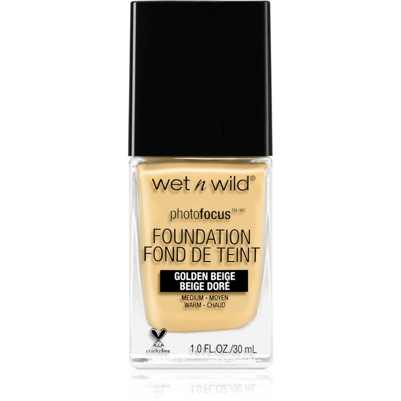 Wet n Wild Photo Focus mattító folyékony alapozó árnyalat Golden Beige 30 ml-Ár