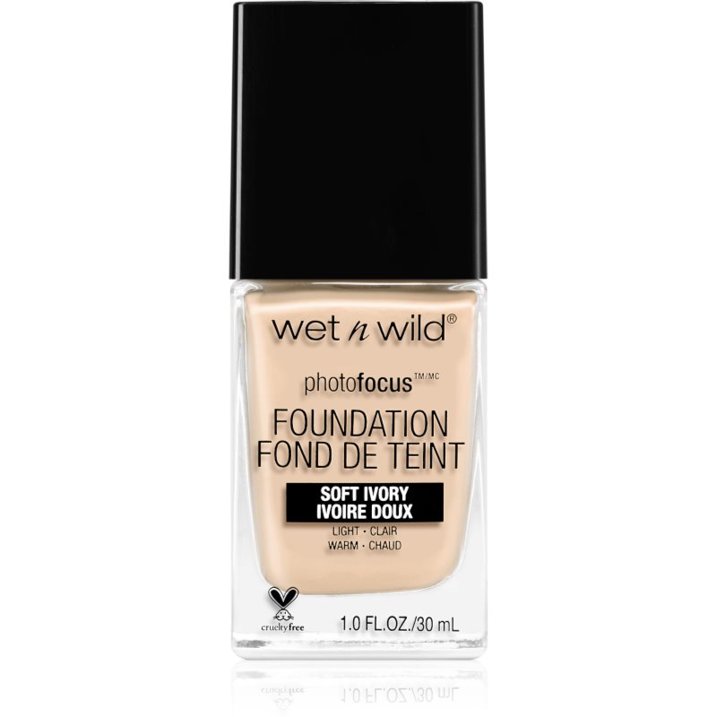 Wet n Wild Photo Focus mattító folyékony alapozó árnyalat Soft Ivory 30 ml-Ár