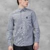 White-Black Men's Striped Shirt Diesel - Men's