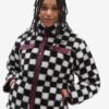 White-Black Women's Plaid Jacket VANS - Women