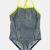 White-Blue Girls Striped One Piece Swimwear name it Felisia - Unisex