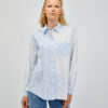 White-Blue Women's Striped Shirt GAP