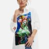 White Desigual Daphne Oversize Shirt - Women