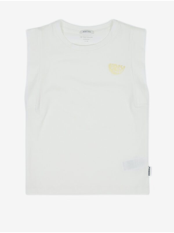 White Girl Tank Top Tom Tailor - Girls